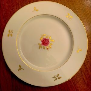 Lenox Rhodora China Dinner Plates . Set of Four in Pristine Condition